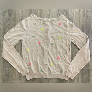 H&M sequined polka dot cardigan